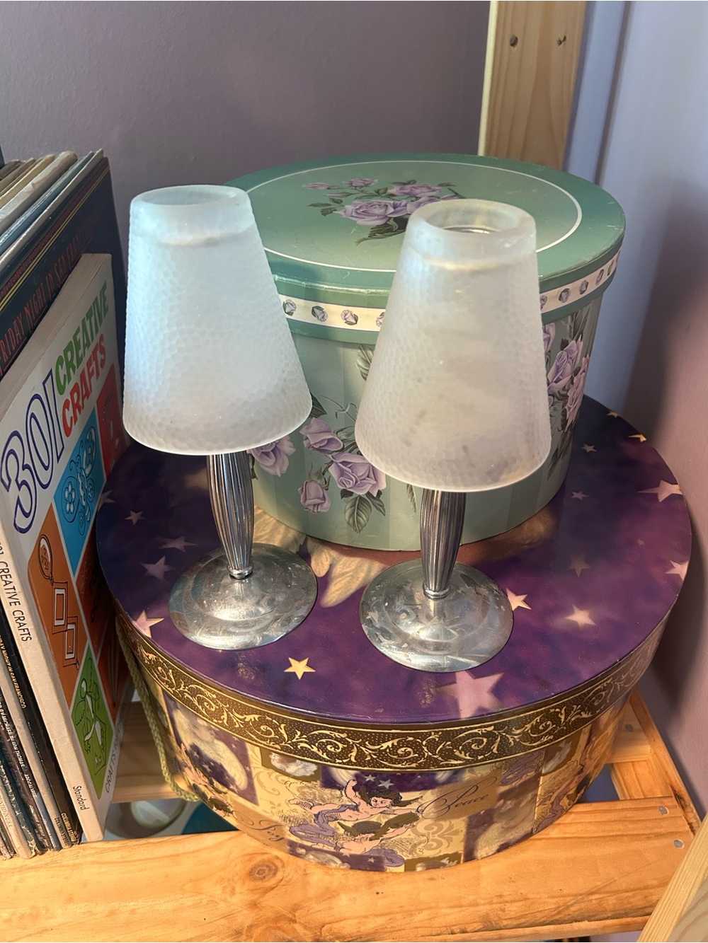 Whimsical Set of Tea-light Lamps